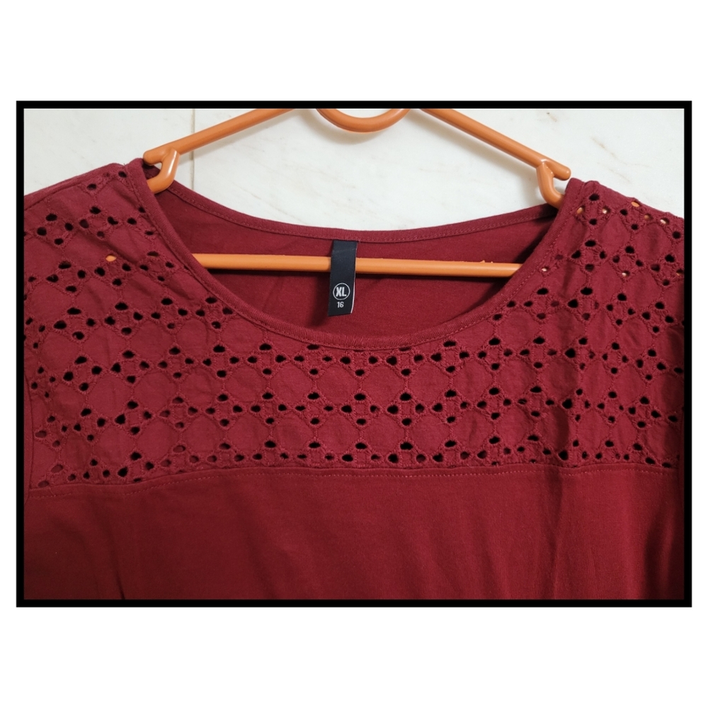 ❤️❤️❤️Max Maroon Top - Picture 10 of 13